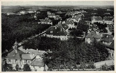 Lager Grafenwöhr Blick vom Wasserturm Wache Postkarte AK 1933