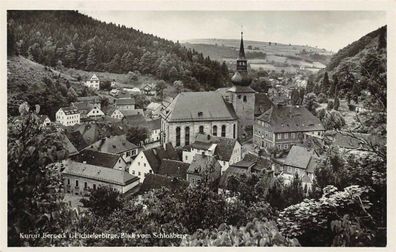 Kurort Berneck i. Fichtelgebirge Blick vom Schloßberg Postkarte AK 1932