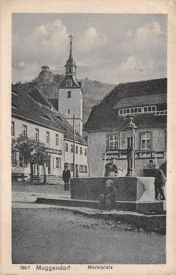 Muggendorf Marktplatz Postkarte AK