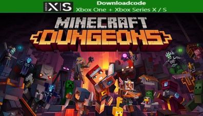 NEU Spiel für XBOX One Series X S Minecraft Dungeons Game Key Download Code