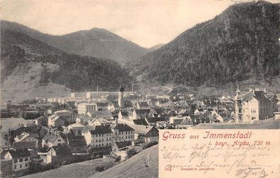 Gruss aus Immenstadt i. bayr. Allgäu 731 m Postkarte AK 1903