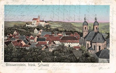 Gössweinstein fränk. Schweiz Postkarte AK 1906