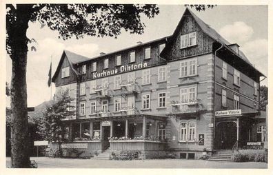 Höhenluftkurort u. Wintersportplatz Schönwald Kurhaus Viktoria Postkarte AK