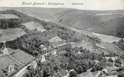 Kurort Berneck i. Fichtelgebirge Goldmühltal Postkarte AK 1932