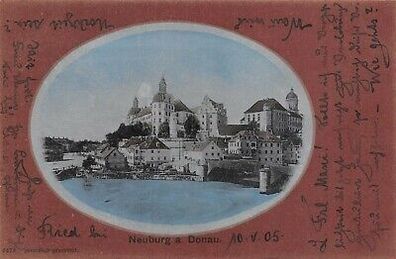 Neuburg a. Donau Postkarte AK 1905