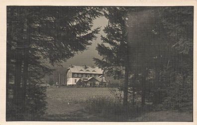 Ramsau Berghotel Bester Aufstieg in's Gebirge Postkarte AK 1940