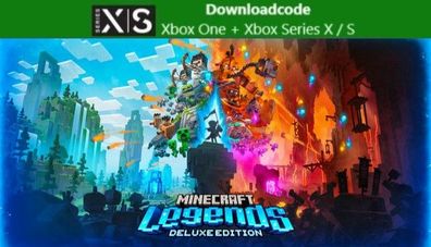 NEU Spiel für XBOX One Series X S Minecraft Legends Deluxe Game Key Download Code