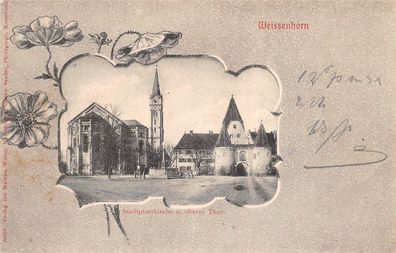 Weissenhorn Ansicht Postkarte AK 1903