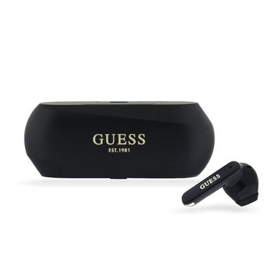 GUESS Kabellose Kopfhörer Elongated Metallic ENC TWS Bluetooth Headseet - Schwarz