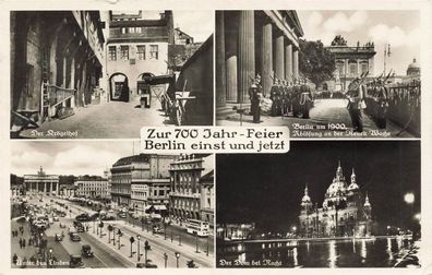 700 Jahr Feier Krögelhof und Dom Berlin Postkarte AK 1937