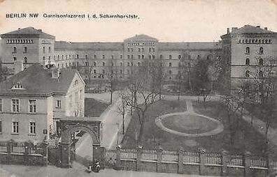 Berlin NW Garnisonlazarett i. d. Scharnhorststr. Feldpostkarte 1918