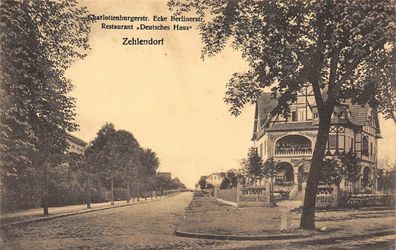 Berlin Zehlendorf Restaurant Deutsche Haus Charlottenburger u. Berliner Strase