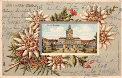 Berlin-Charlottenburg Schloss Edelweiss Postkarte 1904