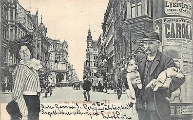 Berlin In der Friedrichstrasse III. Postkarte AK 1902