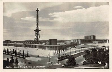 Berlin Ausstellungshallen am Funkturm Postkarte AK 1940