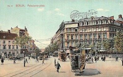 Berlin Potsdamerplatz No. 4 Leibniz Cakes Kakao Schokolade Hildebrand AK