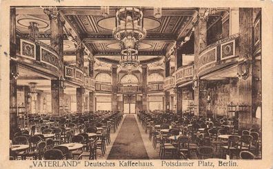 Deutsches Kaffeehaus Vaterland am Potsdamer Platz Berlin Postkarte AK 1923