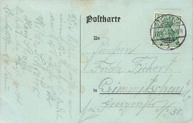 Gruss aus Treptow b/Berlin Neues Eierhäuschen F. Müller Dampfer Postkarte 1911