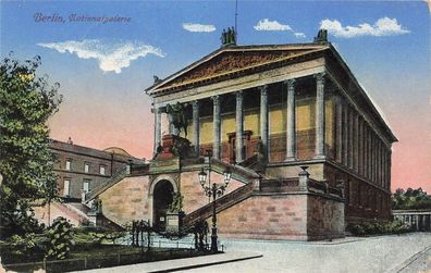 Nationalgalerie in Berlin Postkarte AK 1915