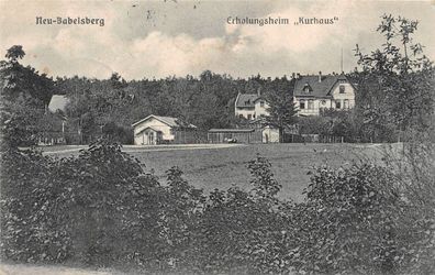 Neu Babelsberg Berlin Erholungsheim Kurhaus Postkarte 1916