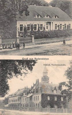 AK Radensleben Neuruppin Kinder am Erholungsheim , Schloß 1912