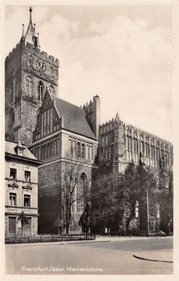 Marienkirche in Frankfurt/Oder Brandenburg Postkarte AK