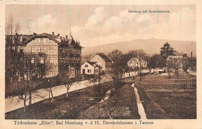 AK Bad Homburg Dornholzhausen Taunus Töchterheim Elim 1935