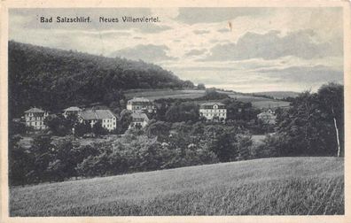 Bad Salzschlirf Neues Villenviertel Postkarte 1935