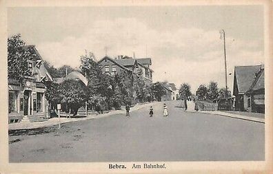 Bebra Am Bahnhof Postkarte 1917