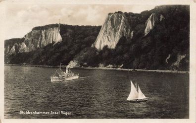 Ansicht Stubbenkammer Insel Rügen Mecklenburg-Vorpommern Postkarte AK 1931