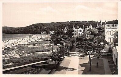 Binz auf Rügen Strandpromenade Postkarte AK