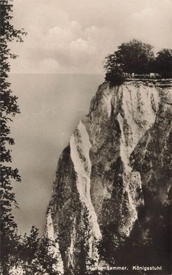 Blick auf Königsstuhl Stubbenkammer Rügen Mecklenburg-Vorpommern Postkarte AK