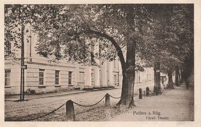 Fürstliches Theater in Putbus auf Rügen Mecklenburg-Vorpommern Postkarte AK