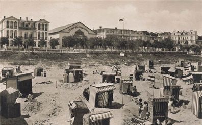 Hotel Meeresstrand u. Villen am Strand Bansin Mecklenburg-Vorpommern AK 1925