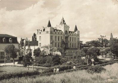 IG-Wismut-Erholungsheim Zinnowitz Mecklenburg-Vorpommern Postkarte AK 1965