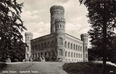 Insel Rügen Jagdschloß Granitz Postkarte AK