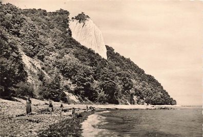 Kreidefelsen bei Stubbenkammer auf Rügen Mecklenburg-Vorpommern Postkarte AK