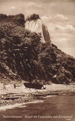 Königsstuhl in Stubbenkammer Rügen Mecklenburg-Vorpommern Postkarte AK 1929