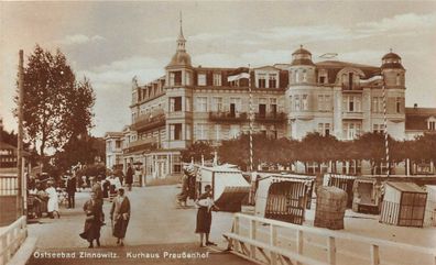 Ostseebad Zinnowitz Kurhaus Preußenhof Postkarte