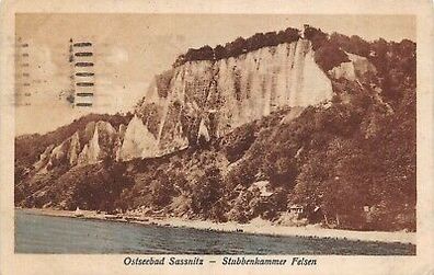 Ostseebad Sassnitz Stubbenkammer Felsen Postkarte AK 1929