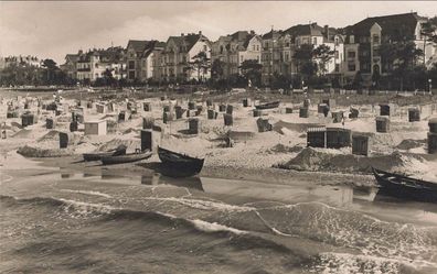 Villen am Strand Ostseebad Bansin Mecklenburg-Vorpommern Postkarte AK