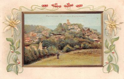 Blankenese Blick vom Bismarckstein Postkarte AK