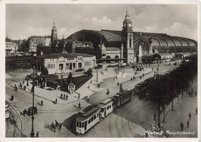 Hamburg Hauptbahnhof AK 1936