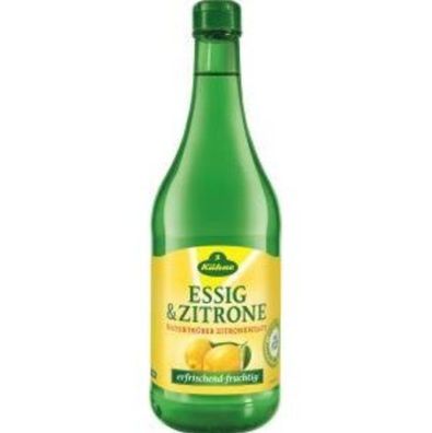 Kühne Essig und Zitrone 0,75L Flasche