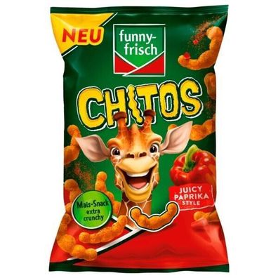 funny-frisch Chitos Juicy Paprika Style 80g Beutel 16er Pack (16x80 g)