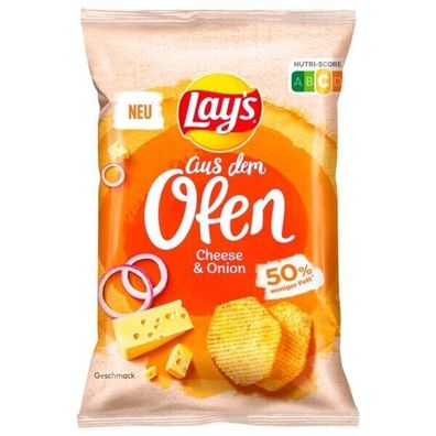 Lay's aus dem Ofen Cheese & Onion 12x100 g Beutel