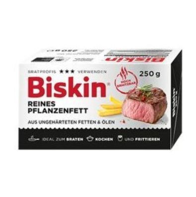 Biskin Reines Pflanzenfett 250g Packung 10er Pack (10x250g)