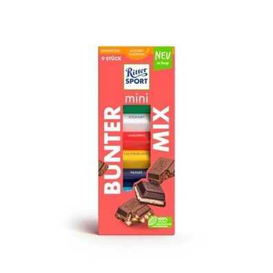 Ritter Sport Mini Turm Bunter Mix 8x150 g Packung