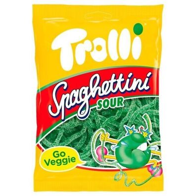 Trolli Spaghettini Sour Go Veggie 30x100 g Beutel