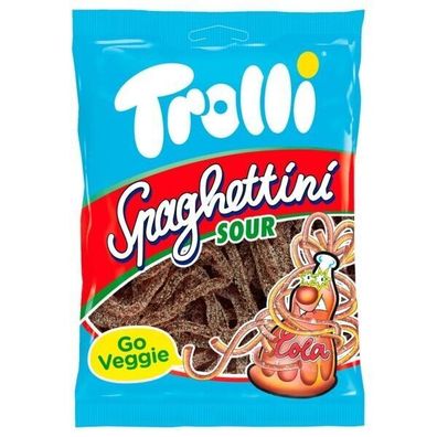 Trolli Spaghettini Sour Cola Go Veggie 30x100 g Beutel